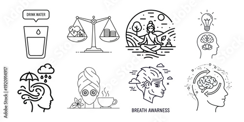 Exploring the human mind through various mental health and cognitive concepts