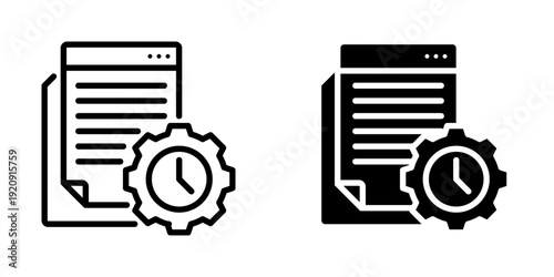 Deadline icon, element icon for design branding, print, and digital media