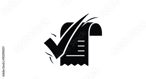 approved checked tshirt receipt icon