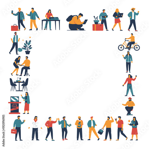 People Doing Various Activities