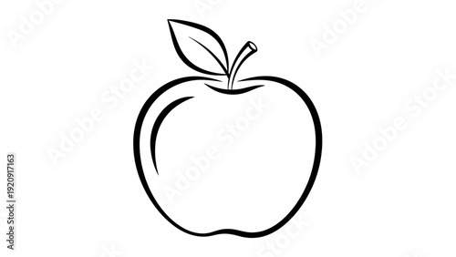 Simple Apple Outline