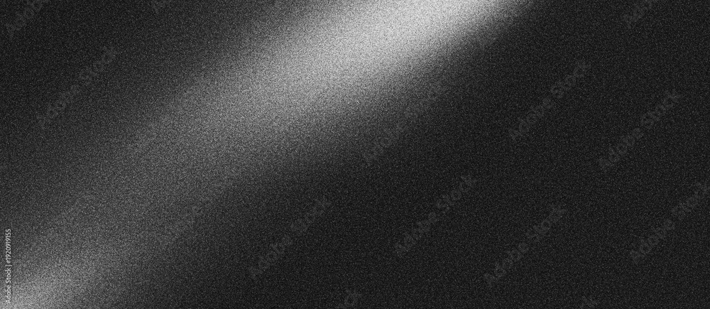 Fotografie Black grainy gradient background noise texture blurred dark header backdrop post