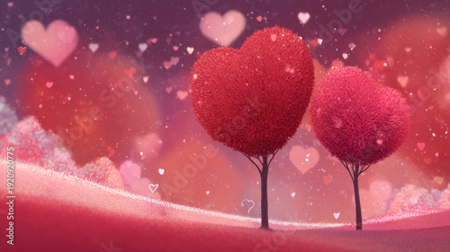 pink rose petals hearted flowers