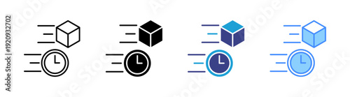 Fast icon set multiple style collection