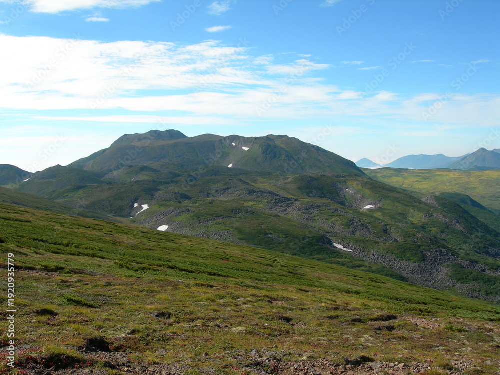 Fototapeta premium Stream and mountains