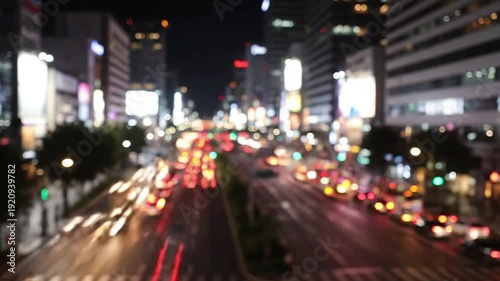 Long Exposure Simulation Footage that mimics the visual effect of a long exposure photograph, capturing light movement.