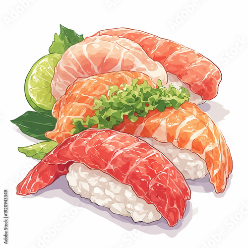 Delicious Japanese Sushi Very Cool