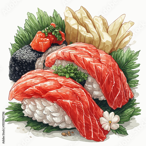 Delicious Japanese Sushi Very Cool