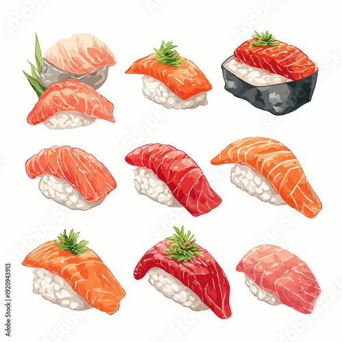 Delicious Japanese Sushi Very Cool