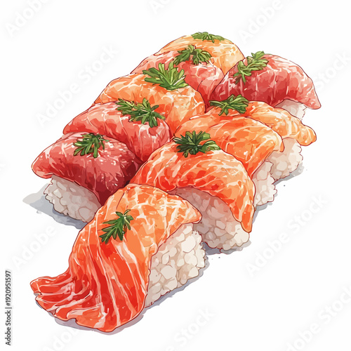 Japanese Sushi Design Very Cool
