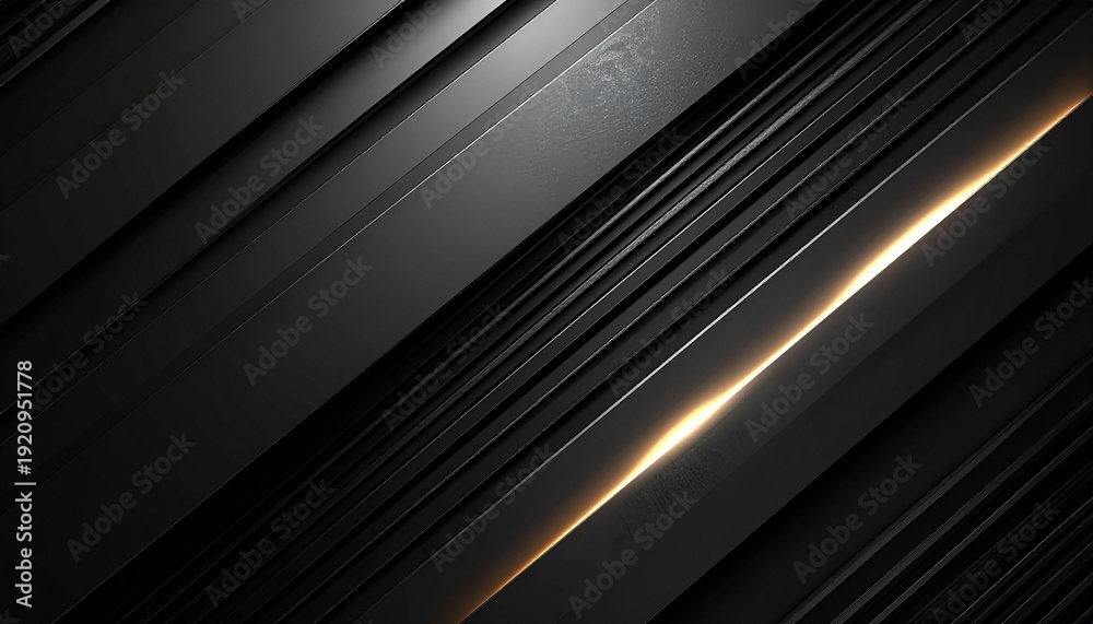 Fototapeta premium Stylish Black Abstract Background with Diagonal Lines Modern Luxury Design