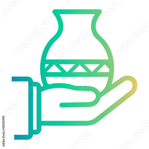 handcraft Line Gradient Icon