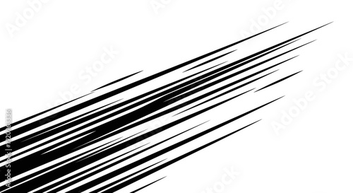 Abstract Speed Lines Effect Background for Motion and Action Graphics