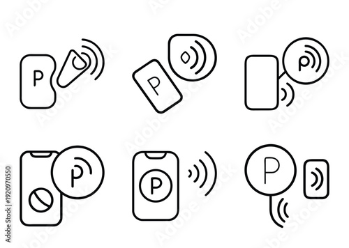 Wireless payment or parking using technology, representing the evolution of automated services