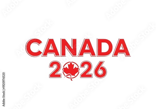 Canada 2026 Event Logo Design