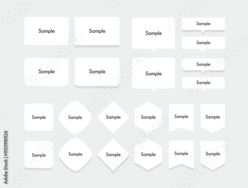 シンプルな角形のアイコン