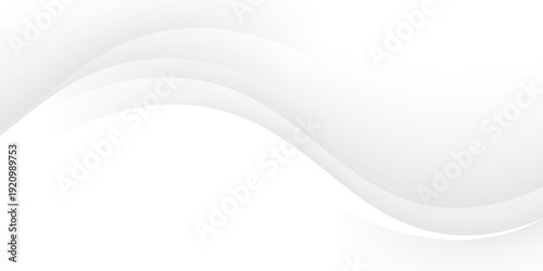 Abstract white wave background. Clean soft texture. Minimalist design. Modern concept. Suit for cover, banner, flyer, poster,