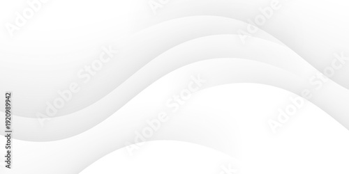 Abstract white wave background. Clean soft texture. Minimalist design. Modern concept. Suit for cover, banner,