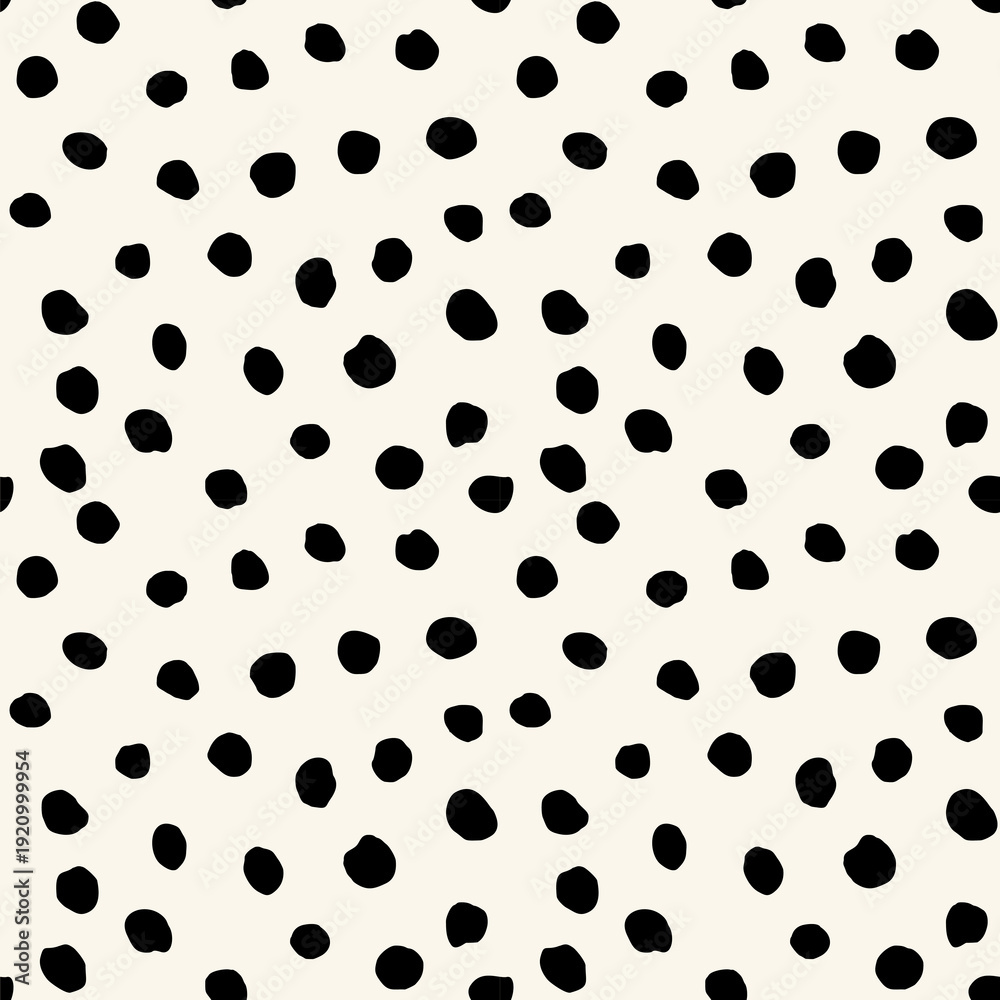 Foto Seamless micro polka dot repeat with irregular organic dots