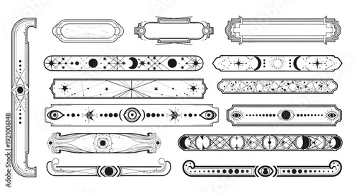 ornamental metal borders and frames for decoration and design