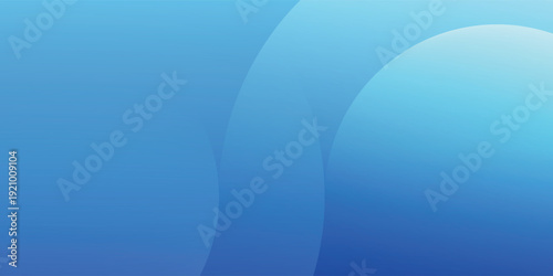 Abstract blue background with overlapping circles and soft color gradients for modern UI design vector illustration