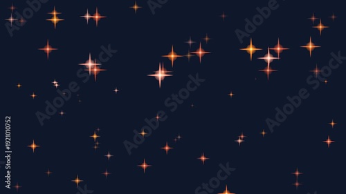 Wallpaper Mural Animated sparkling stars create a beautiful and festive light particle background. Ideal for creating magical, festive or celebratory backdrops in various media projects. Torontodigital.ca