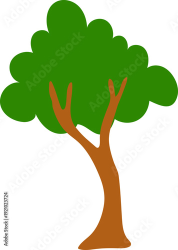 Tree with Thick Leaves