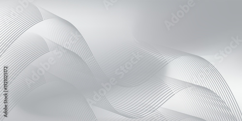 abstract wave lines on white background eps 10.