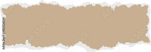 Kraft ripped paper for layering textures