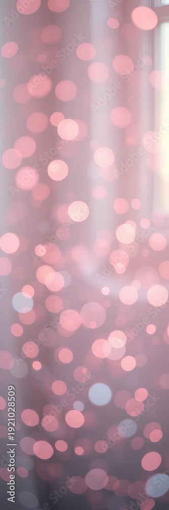 Fototapeta premium Luminous digital dust drifts in pastel tones, a gentle bokeh embrace of abstract data flow, dreamy, digital