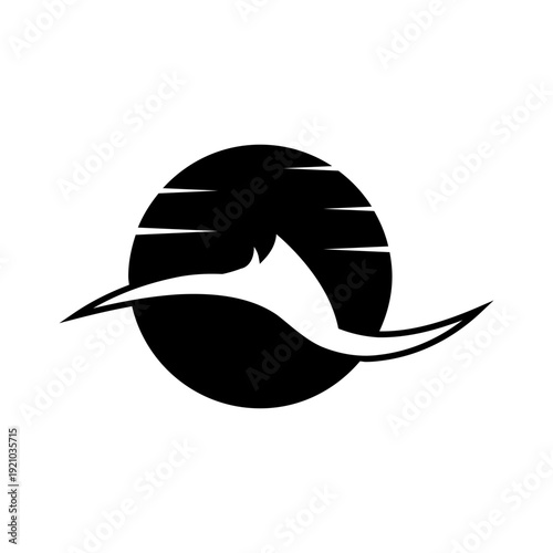 minimalist sea illustration design