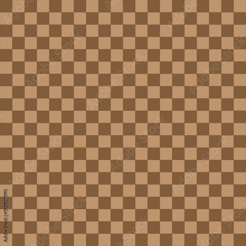 Brown checkered tile pattern seamless texture