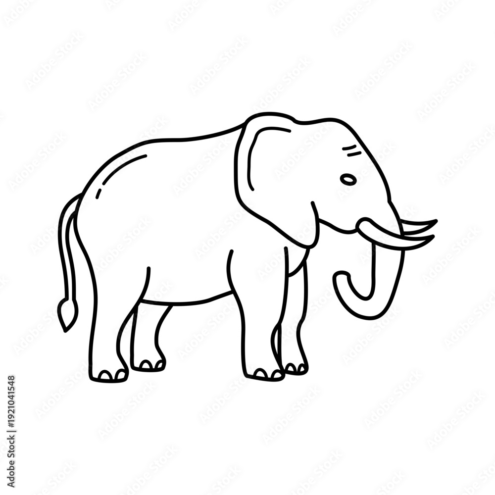 Obraz premium Elephant Icon