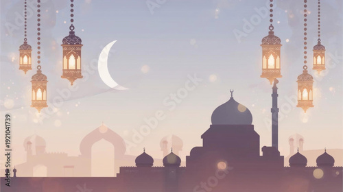 arabic islamic calligraphy of eid mubarak