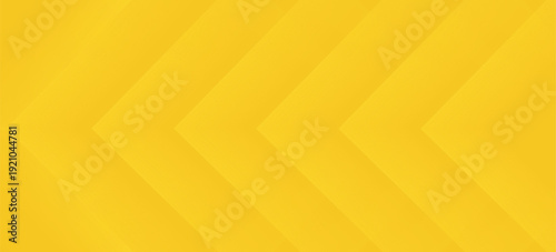 Abstract yellow gradient arrow shape overlay layer background with arrow pattern and shadow. Modern graphic element. Suit for poster, brochure, banner, business, cover, web, flyer. Vector illustration