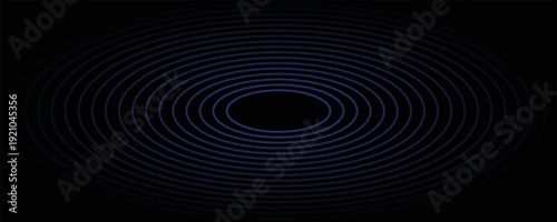 Radio Wave illustration effects on Green Screen background. circle waves in white background.
