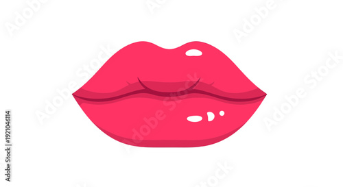 Red Lips Image, Photography, Beauty, Cosmetics, Fashion, Glamour, Sensuality, Kiss