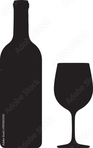 Wine icon. Vector. Isolated