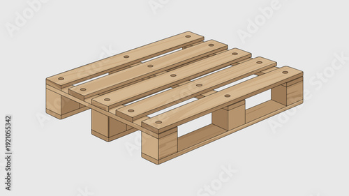 Wooden Shipping Pallet, Construction Platform, Industrial Logistics, Warehouse Storage, Freight Transport, Warehouse Equipment, Cargo Handling, Supply Chain, Distribution Center, Goods Movement, Packa