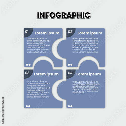 infographics options banner vector