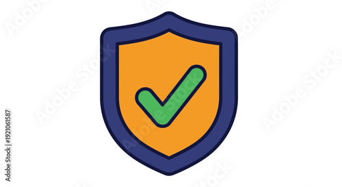 Free Download Shield Icon with Green Checkmark Symbol. - GFXLoad