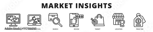 Strategic banner focused on data driven market insights enabling informed pricing decisions, competitive comparison, and targeted marketplace positioning.