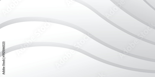 Abstract geometric white and grey background.