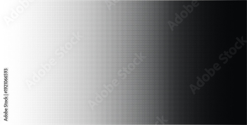 Foto Linear horizontal halftone circle pattern
