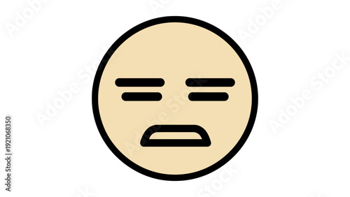 tired emoji expressing deep weariness exhaustion and stress for mental fatigue burnout and digital design assets.