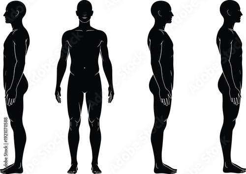 Breathtaking Aerial View of a Lone Hiker Standing on a Rugged Mountain Peak at Sunset Overlooking a Vast Valley with Golden Hour Lighting