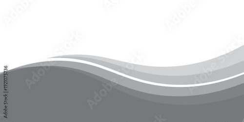Abstract Gray Wave Background With Modern Minimal Banner Design For Corporate And Web Use
