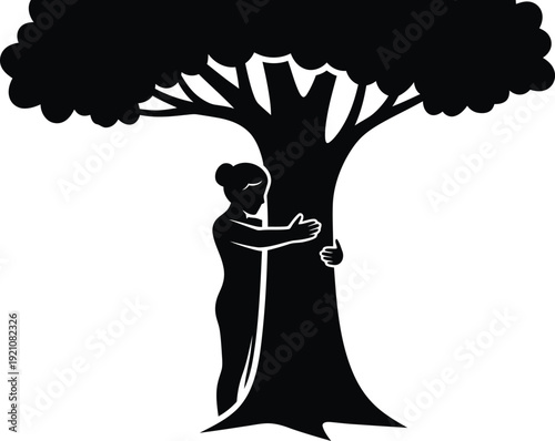 women save her tree eps editable file 