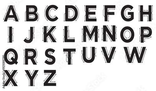 Alphabet letters A to Z displayed in a clean, modern font against a white background.