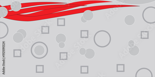 Abstract red,gray and white blank space modern futuristic background vector illustration design.